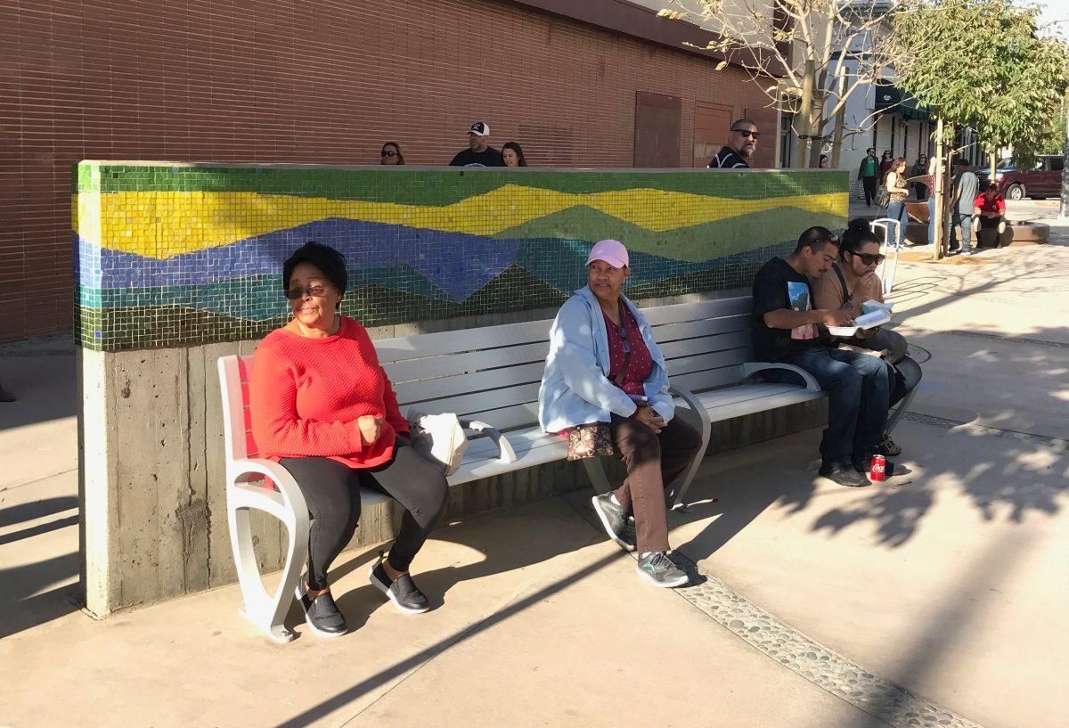 Thousands turn out Saturday to experience the newly reopened road through downtown Fresno. I spend the afternoon with Joyce Aiken, one of the Fulton Mall's original artists