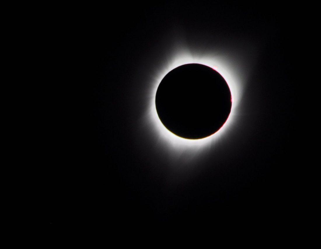 In the moment of totality: my total eclipse photo taken from Mary's Peak. Photo / The Munro Review