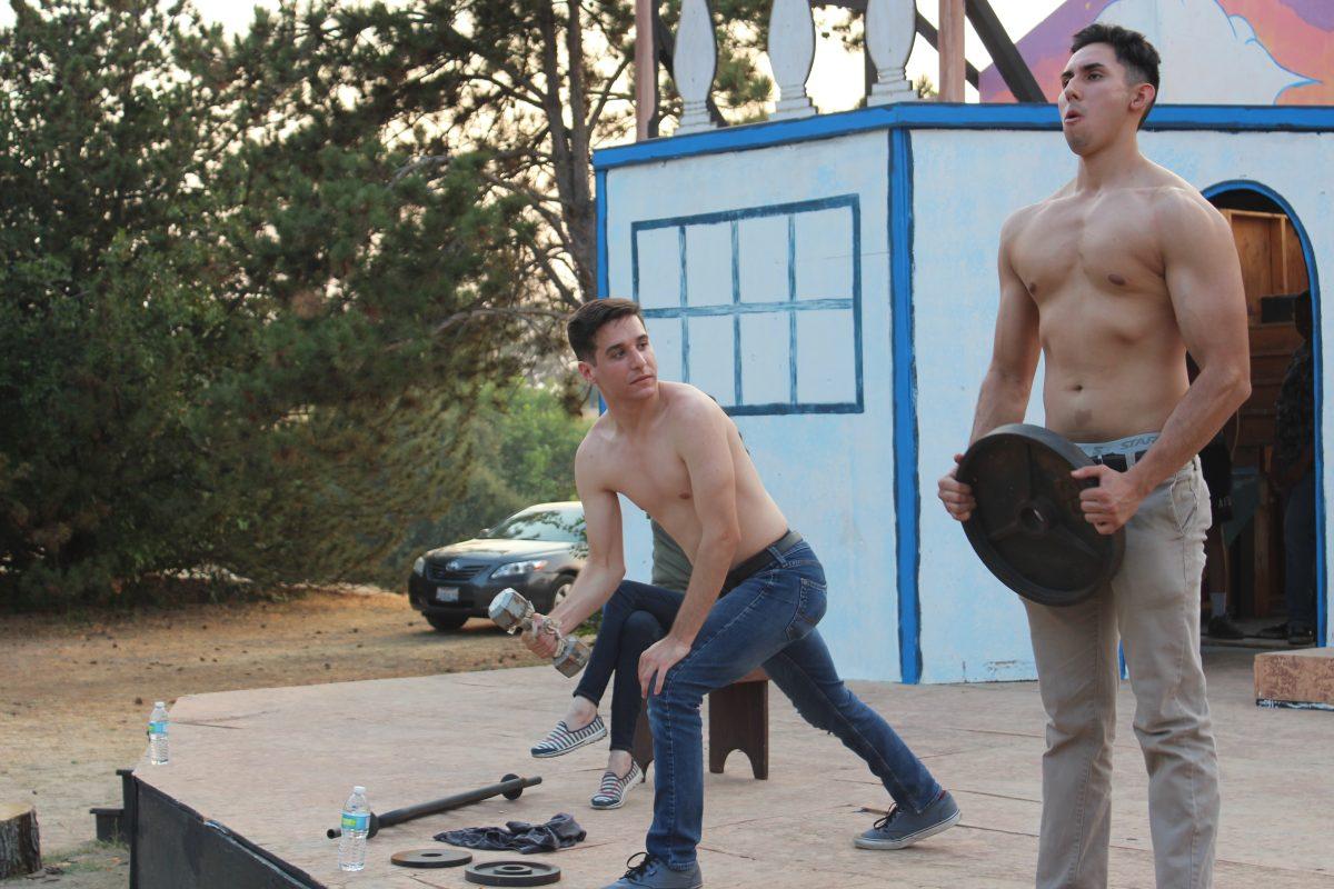 James Anderson, left, is Claudio, and Andrew Trevino is 