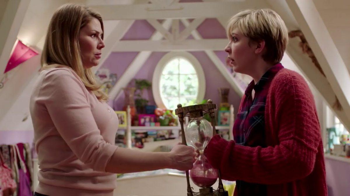  Heidi Blickenstaff and Cozi Zuehlsdorff in "Freaky Friday." Photo / Disney