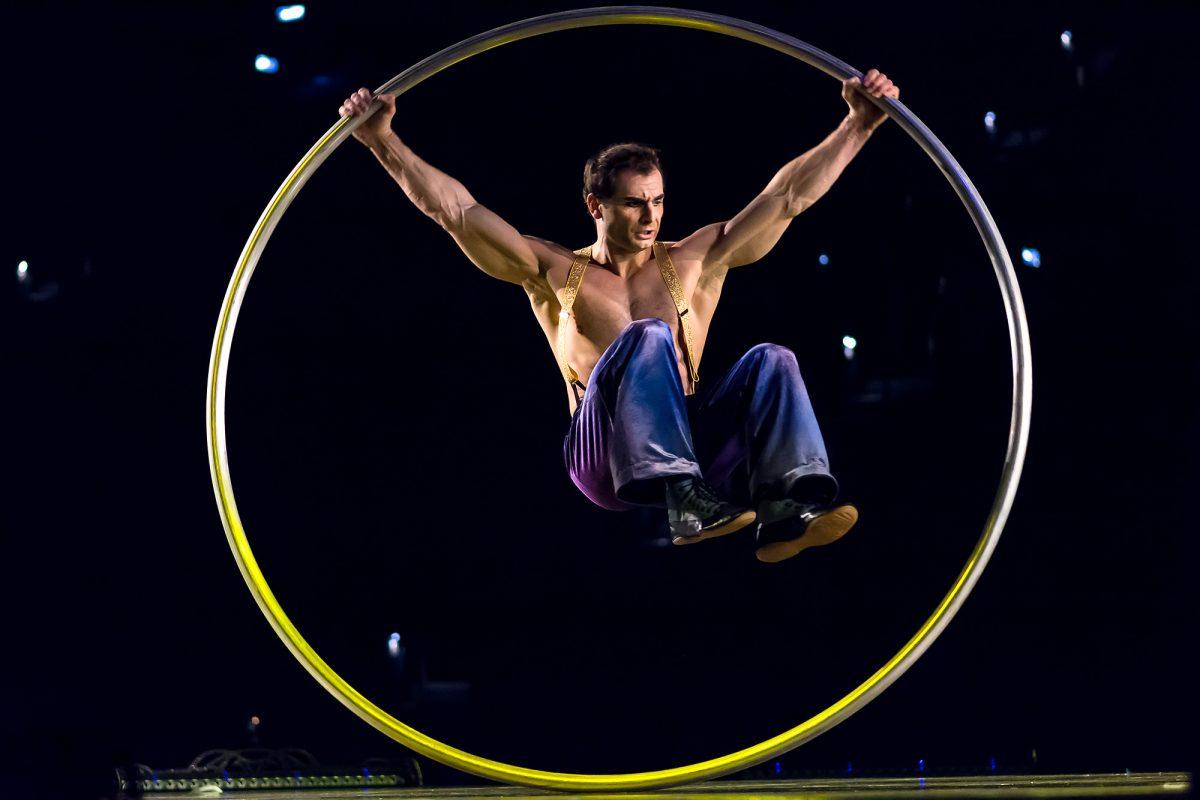 A scene from 'Corteo,' which opens Thursday, Sept. 20, at the Save Mart Center.