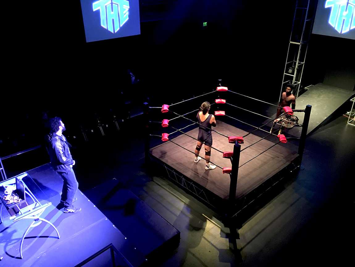 And in this corner: 'Chad Deity' wrestles with an American pastime