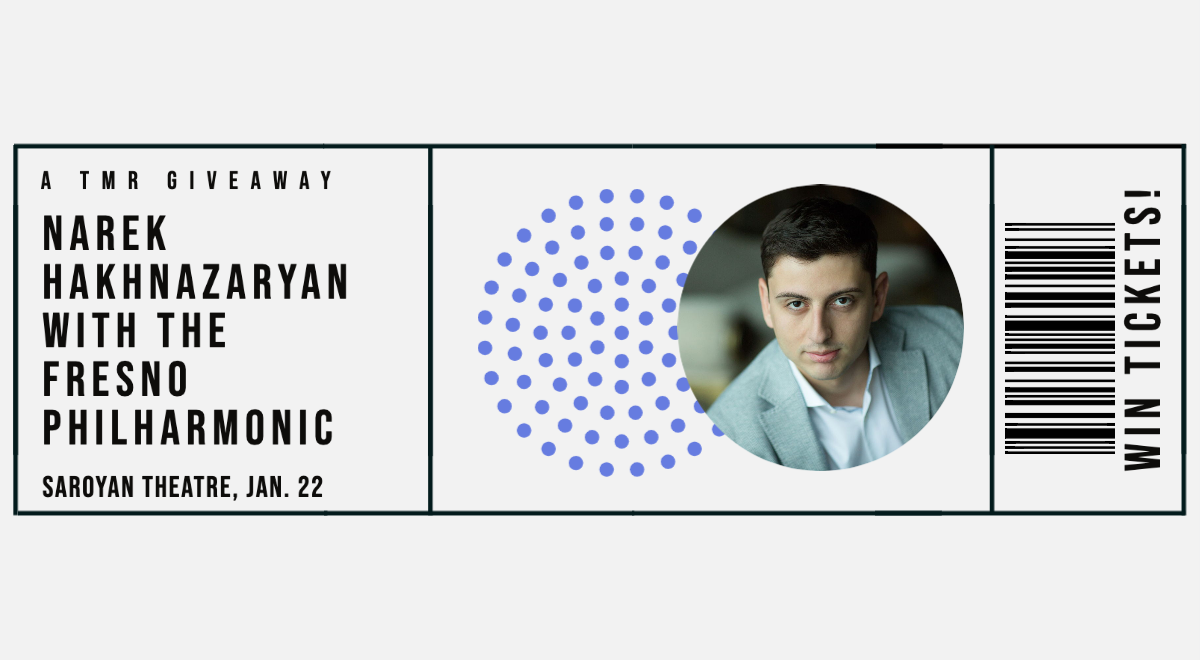 Win tickets to hear Narek Hakhnazaryan perform with the Fresno Philharmonic