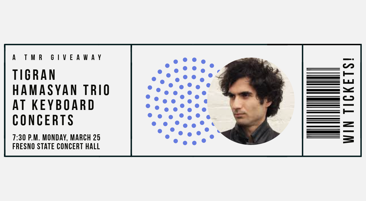 Win tickets to Tigran Hamasyan Trio at Keyboard Concerts